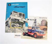 Krupp, 2 LKW Prospekte