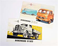 Borgward, 2 Prospekte 50/60er Jahre