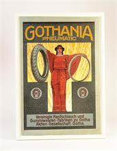 Papp Plakat "Gothania Pneumatic" um 1910