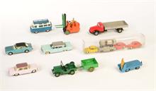 Dinky Toys, Corgi + Schuco, Konvolut Fahrzeuge
