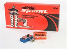 Märklin Sprint, Rennnleitungsturm + Startuhr 1550 + 1593
