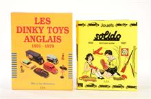 2 Bücher,  "Jouets Solido" + "Les Dinky Toys Anglais"