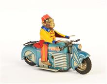 Gama, Motorrad mit Affe