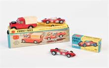 Corgi Toys, Gift Set 17 (Land Rover, Ferrari Rennwagen + Ferrari 154 Formel 1)