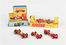 Dinky Toys, Matchbox, Solido: Ferrari F 1, Ferrari Rennwagen 242 u.a.