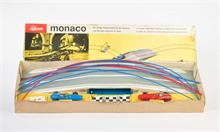 Schuco, Rennbahn "Monaco" + 2 Microracer