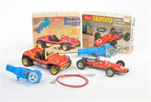 Schuco, Beach Buggy + Ferrari