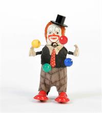 Schuco, Tanzfigur Clown mit Bällen