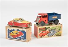 Minic + Modern Toys, LKW + Fire Chief Car