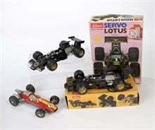 Schuco, 3x Lotus Formel Rennwagen