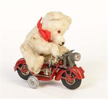 Göso, Motorrad mit weißem Bär