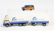 Siku, LKW Rhenania + Anhänger + ARKS Ford Transporter