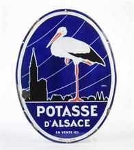 Emailleschild "Potasse D'Alsace"