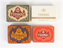 Turmac, 4 Zigarettendosen (3x100 + 1x50)