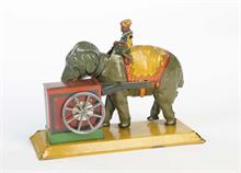 Hans Eberl, Antriebsmodell Elefant mit Reiter