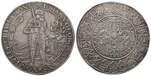 Sachsen, Johann Georg I. 1615-1656, Dreifacher Reichstaler 1650 (Galvano, spätere Anfertigung des 20. Jahrhunderts)