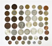 Portugal, kl. Konvolut Münzen vom 18. - 20. Jahrhundert. 50 Stück