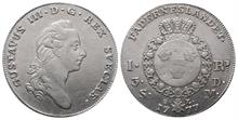 Schweden, Gustav III. 1771-1792, Riksdaler 1777