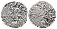 Pommern, nach der Vereinigung, Bogislaw XIV. 1620-1637, 1/16 Taler (Dütchen) 1629