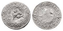 Pommern, unter Schweden, Karl XI. 1660-1697, 1/48 Taler (Schilling) 1689, mit Gegenstempel von Anklam