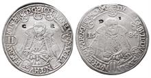 Sachsen Coburg Eisenach, Johann Casimir und Johann Ernst 1572-1633, 1/2 Reichstaler 1582