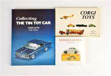 3 Bücher , "Modellautos", Corgi Toys" + "Collecting the Tin Toy Car"