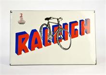 Emailleschild "Raleigh" Fahrräder