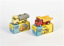 Corgi Toys, Kipp LKW 458 + Zement LKW 460