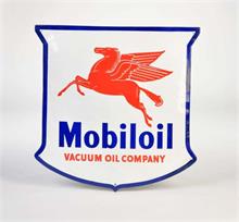 Emailleschild "Mobiloil"  Vacuum Oil Company