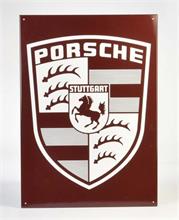 Emailleschild "Porsche"