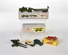 Dinky Toys, Konvolut Militärmodelle u.a.