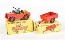Dinky Toys, Land Rover + Anhänger (340 + 341)