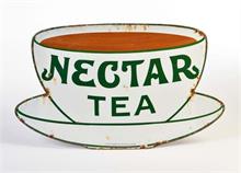 Emailleschild "Nectar Tea"