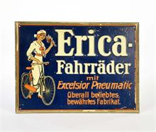 Blechschild "Erica Fahrräder"