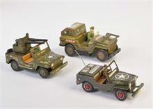 TN, Arnold u.a., 3 Militär Jeeps
