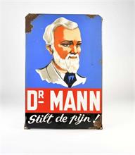 Emailleschild "Dr. Mann"