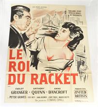 2 Filmplakate "Dany la Ravageuse" + "Le Roi du Racket"