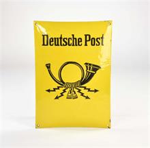 Emailleschild "Deutsche Post"
