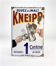 Emailleschild "Kneipp Kaffee", 1915