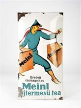 Emailleschild "Meinl Tee"