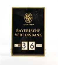 Kalender "BV Bayrische Vereinsbank"
