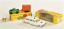 Lone Star 1478 Rambler Ambulance + Dublo Dinky Toys 073 Land Rover + Trailer