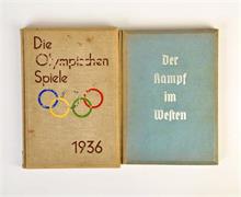 2 Raumbildalben "Die Olympischen Spiele 1936" + "Der Kampf im Westen"