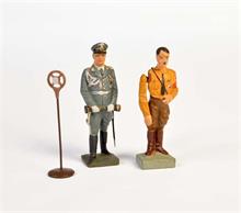Lineol, Hitler am Mikrofon + Göring mit Stab