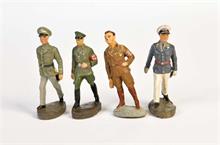 Elastolin, Göring in Uniform + 3 Generäle