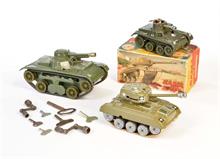 Joustra + Gama, 3 Panzer + Konvolut Schlüssel
