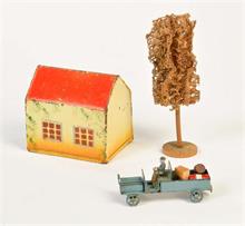 Plank, Miniaturen (LKW, Haus u.a.)