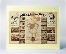 Ausschnitt als Plakat "Mickey et son Pere"