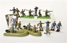 Timpo Toys, Konvolut Soldaten 2. Weltkrieg