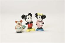 3 Disney Porzellanfiguren